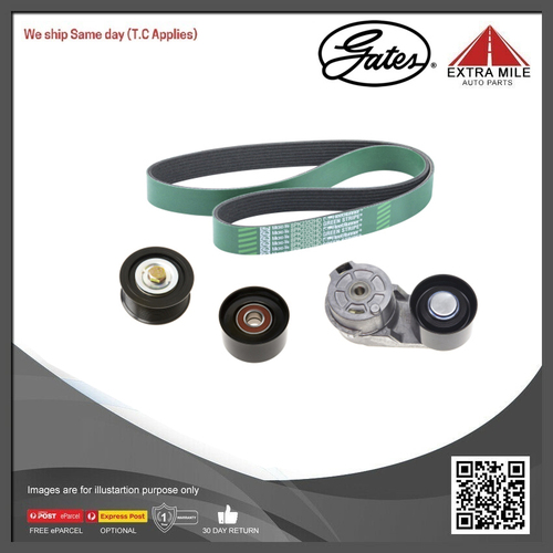 Gates HD Micro V-Ribbed Belt Kit - 150K-38569HD