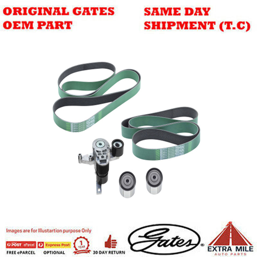 Gates V-Ribbed Belt Set - 150K-38667HDA