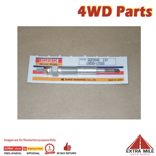 Dsl Glow Plug For Toyota Landcruiser HZJ78 - 4.2L 1HZ Dsl 19850-17020JNG