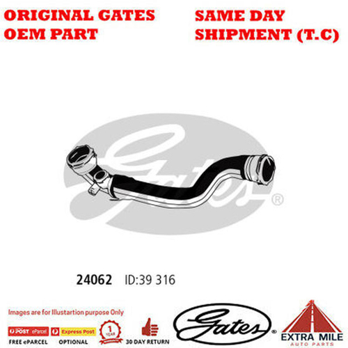 Curved Radiator Hose 24063 for BMW X5 E53 4294-8063