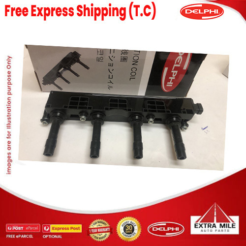 Delphi Ignition Coil For Holden Viva JF 1.8L F18D3 - 25186413
