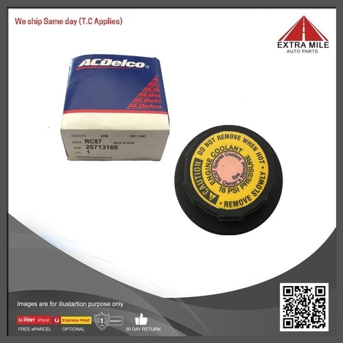 ACDelco Radiator Cap For Oldsmobile Aurora 4.0L V8-25713160