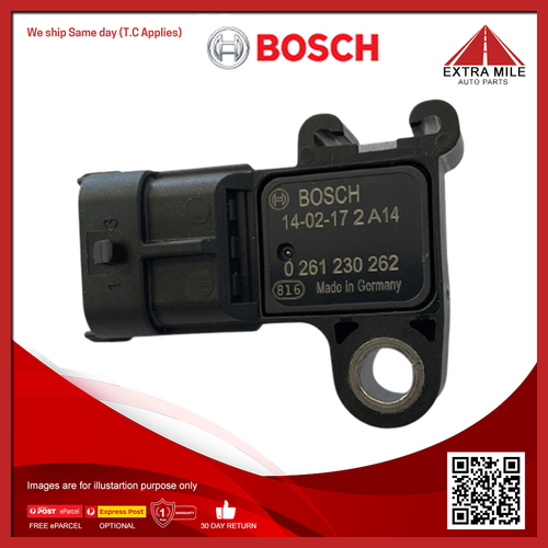 High Quality Bosch Map Sensor for Holden Cruze Barina 1.4L Turbo A14NET Engines