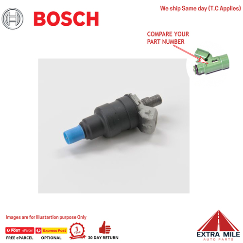 Bosch 559cc EV1 Fuel Injector (53lb/hr, 85hp) for Ford 0280150403