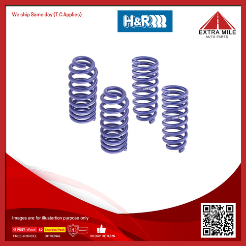H&R Front/Rear Coil Spring  Lowering Kit For Mercedes-Benz CLA X117 Cdi