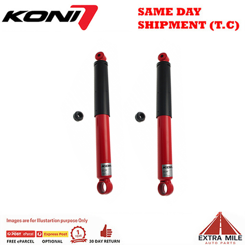 KONI Heavy Track Shock Absorber Pair Rear For Vauxhall Frontera/Monterey