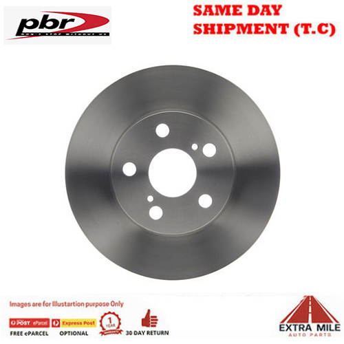 2xBrake Disc Rotor For TOYOTA PRIUS (_W3_) 1.8 Hybrid 06/2008 -