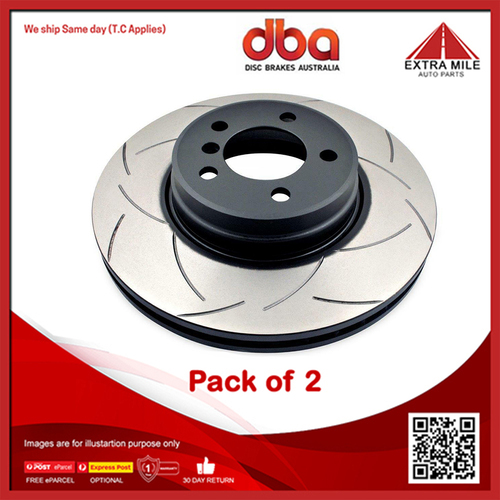 2X DBA Front Disc Brake Rotor For Land Rover Range Rover III L322 3.0L/4.4L