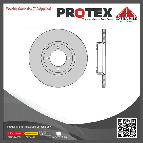 Pair PROTEX Ultra Rotors Front For Toyota Corona/Cressida 2.0L/1.9L/2.6L