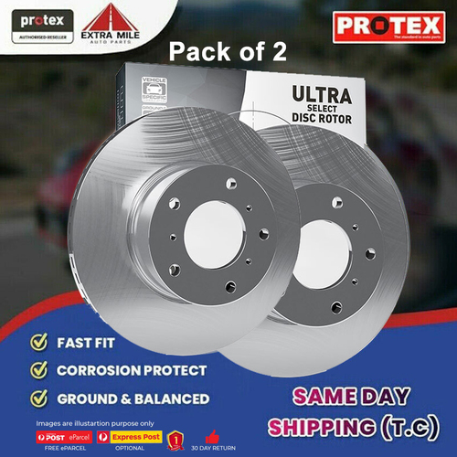 Protex Ultra Select Rear Rotor Pair For AUDI A6/S6/VOLKSWAGEN PASSAT