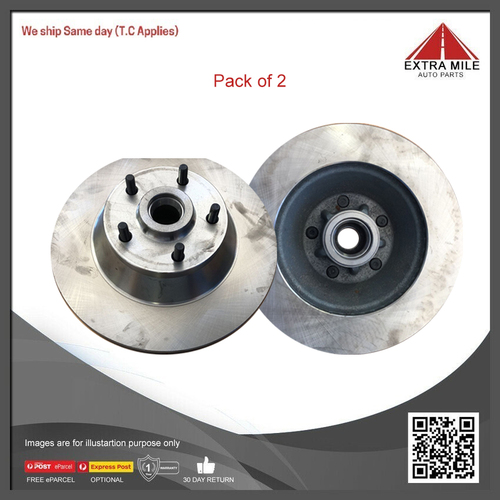 2X Brake Disc Rotors Pair Front For Holden HSV Clubsport VN VP W/4 - DR019