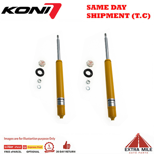 KONI Sport shock abosorber Rear Pair For Toyota MR2 / Silver 08/1986-1989
