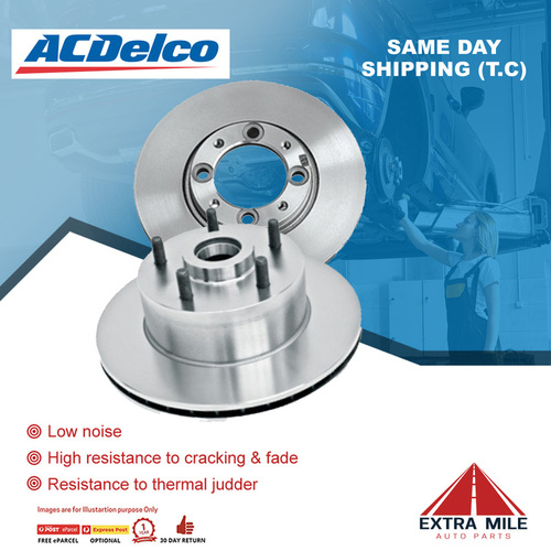 "Pair Vented Rotor Front For DODGE CALIBER 1.8 ,2.0TD ,with DRUMS 10/2006"