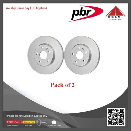 2x Brake Disc Rotors Front For ALFA ROMEO BRERA/SPIDER - CD1212