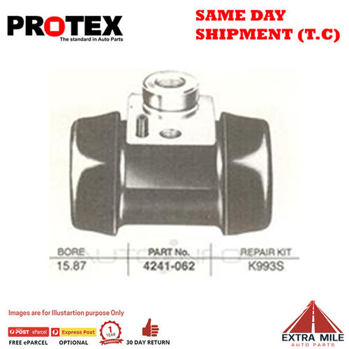 2x Brake Wheel Cylinder Rear For BEDFORD CF . 3D Van RWD 1972-1983 2x4241-062-1