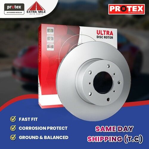 2X PROTEX Disc Brake Rotors - Rear For Ford Laser KH 4D Sdn B6 DOHC