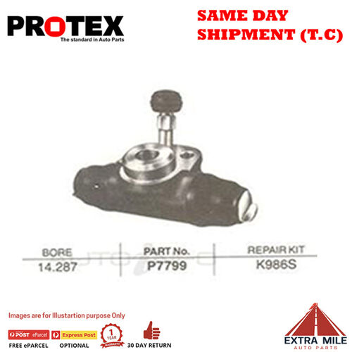 2x Brake Wheel Cylinder-Rear For AUDI FOX . 4D Sdn FWD 1974 - 1979 2xP7799-2