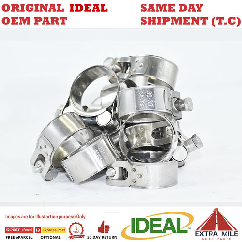 Gates Ideal 32 Series Heavy Duty P/S T-Bolt Hose Clamp 36-39mm Pack of 10 (3236)