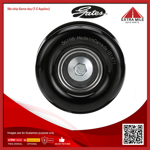Gates DriveAlign Idler Pulley For Ford Mondeo, Transit VM -36198