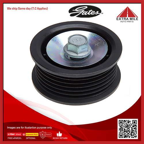 Gates DriveAlign Idler Pulley For Kia Cerato TD 2.0L Petrol G4KD Sedan