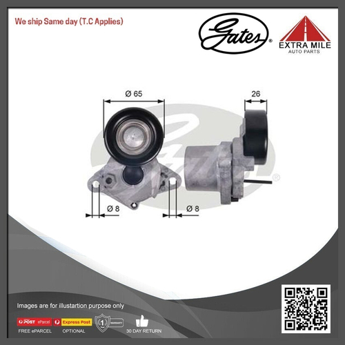 Gates DriveAlign  Idler Pulley For Kia Soul Diesel 1.6L D4FB AM FWD