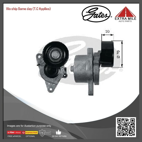 Gates DriveAlign  Idler Pulley For Nissan Navara Diesel 2.5L 4WD YD25DDTi