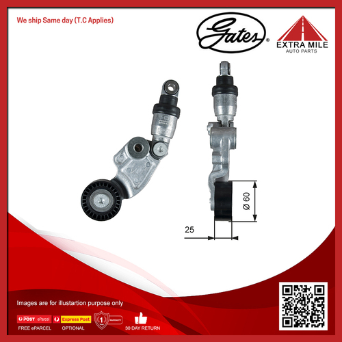 Gates DriveAlign Belt Tensioner For Mazda CX-5 KE,KF 2.2L SHY4, SHY6, SHY8