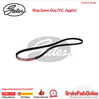 Gates V-Ribbed AT Belt For FIAT Punto 176AD 176A4000 1.4L Petrol 4Cyl FWD