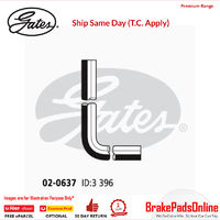 02-0637 / 18011 RAD HOSE Heater Bypass Hose 4257-0001