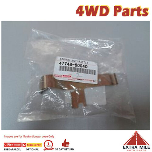 Caliper Anti-Rattle Spring For Toyota Landcruiser HDJ80-4.2L 1HDFT 01/90-01/98