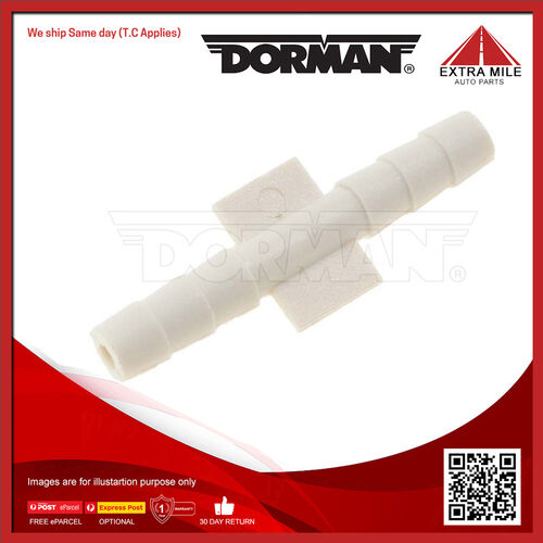 Dorman Hard Vacuum Tubing Connector 1/8 X 1/8 -493-025