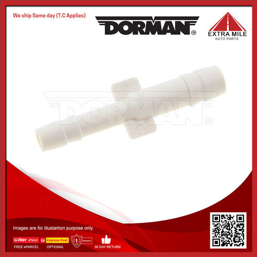 Dorman Hard Vacuum Tubing Connector 1/4 X 3/16 -493-043