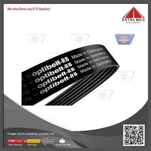 Optibelt Belt - P/S For Holden Cruze JH BK 1.8L 1796cc - 4EPK643
