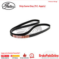 Gates V-Ribbed AT Belt For NISSAN Urvan E25 KA24DE 2.4L Petrol 4Cyl RWD