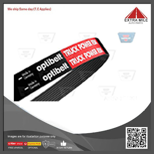 Optibelt V-Ribbed Belt For MAN TGL 6871/4580cc - 4PK1390TM
