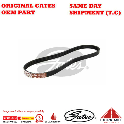 Gates V-Ribbed AT Belt For TOYOTA Previa MK I TCR21 2TZFE 2.4L Petrol 4Cyl 4WD