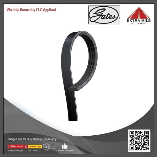Gates Micro-V Stretch Fit Belt For BMW X5 B30 BF,N52 3.0L Drive SUV Petrol
