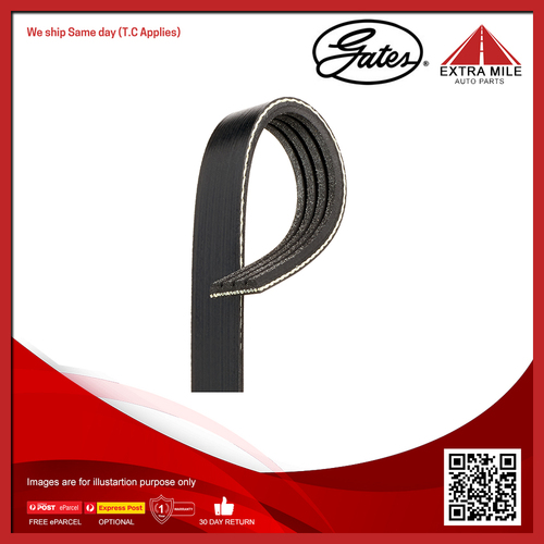Gates V-Ribbed Belt For Mitsubishi 3000 GT Z16A 3.0L 6G72-T Coupe