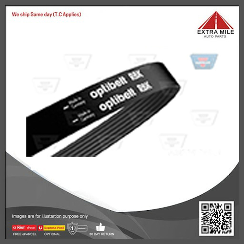 Optibelt Ribbed Belt For Fiat Ducato 2.3L 2286cc - 4PK985