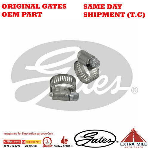 Gates Ideal 57 Series P/S Gen Purpose Band Hose Clamp 13-27mm Pack of 2 (5710C)