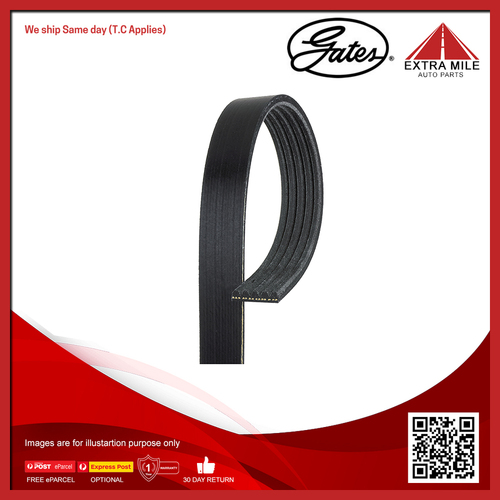 Gates V-Ribbed Belt For Mitsubishi Lancer CE CK5 1.8L 4G93 (SOHC 16V) Sedan