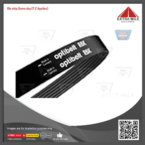 Optibelt V-Ribbed Belt For Peugeot 605 6B 2.0L 1998cc - 5PK698