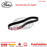 Gates V-Ribbed AT Belt  For MG F RDWBTN 18K4K 1.8L VVC Petrol 4Cyl RWD
