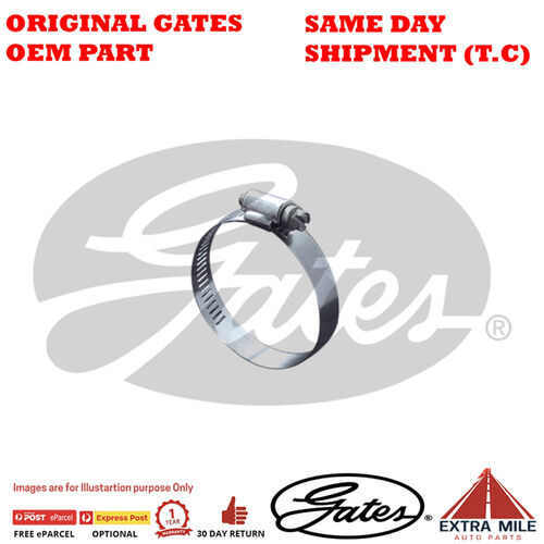Gates Ideal 67-5 Series S/Steel Band Hose Clamp 18-38mm Pack of 10 (6716)