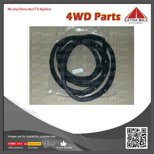 Weatherstrip Door Rubber RH Front For Toyota Landcruiser FZJ75-4.5L 1FZFE Prl