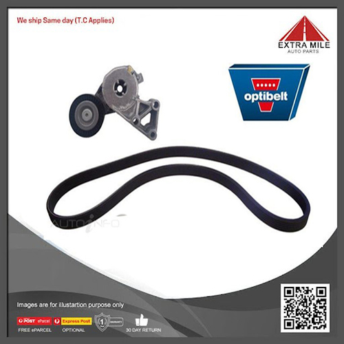 Optibelt Drive Belt Tensioner Kit For Volkswagen New Beetle 9C1,1C1 1.8L 1781cc