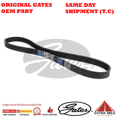 6PK1037SF Stretch Fit Micro-V Belt for FORD Australia Fiesta WZ FB15 1.5L Ti-VCT Petrol 4Cyl FWD