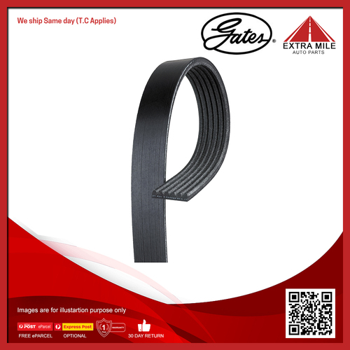 Gates V-Ribbed Belt For Toyota Camry VZV21, VCV10 2.5L/3.0L 2VZ-FE, 3VZ-FE Sedan