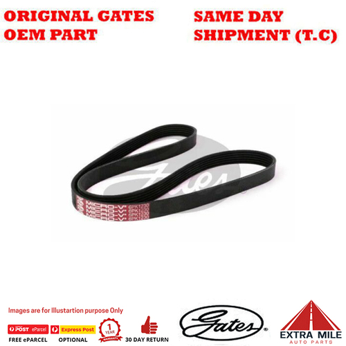 6PK1230 V-Ribbed AT Belt for TOYOTA Corolla ZRE182 2ZRFE 1.8L VVTi Petrol 4Cyl FWD