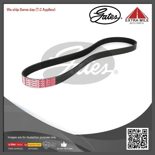 Gates V-Ribbed Belt For Audi TT Petrol Engine 3.2L V6 quattro AWD
